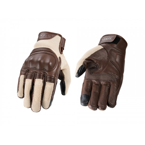 Rokker Austin Mesh Gloves - Beige