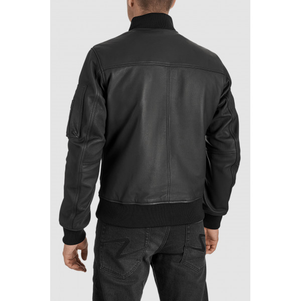 Pando Moto Falcon Leather Aviator Jacket