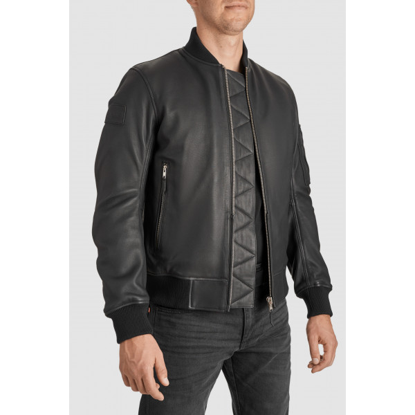 Pando Moto Falcon Leather Aviator Jacket