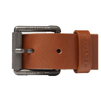 Belstaff Roller Buckle Belt - Earth Brown 