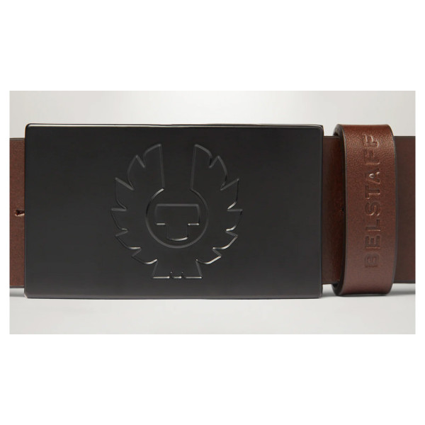 Belstaff Phoenix Buckle Belt - Ebony