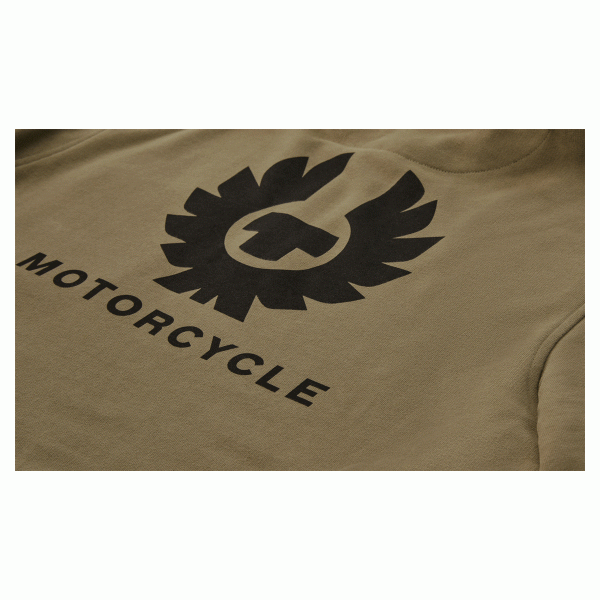 Belstaff Quarter Zip Motorcycle Jersey - Olive