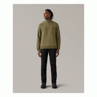 Belstaff Quarter Zip Motorcycle Jersey - Olive