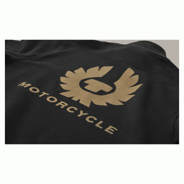 Belstaff Quarter Zip Motorcycle Jersey - Black