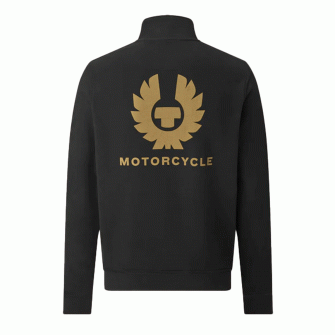 Belstaff Quarter Zip Motorcycle Jersey - Black