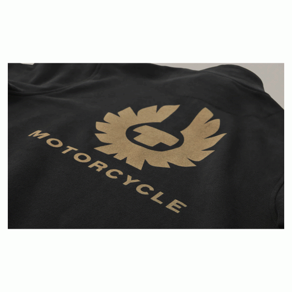 Belstaff Quarter Zip Motorcycle Jersey - Black