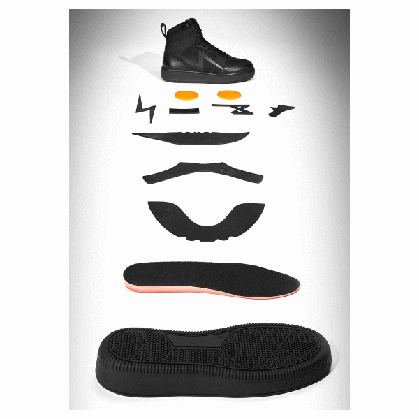 Pando Moto Apex Sneakers Black Pando Moto Apex Sneakers Black