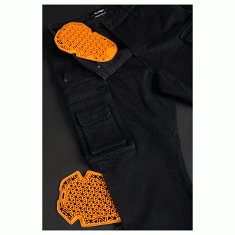 Pando Moto Desert Cargo Jeans - Black