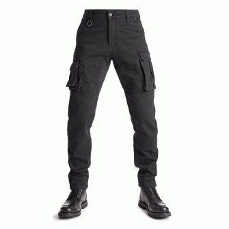 Pando Moto Desert Cargo Jeans - Black