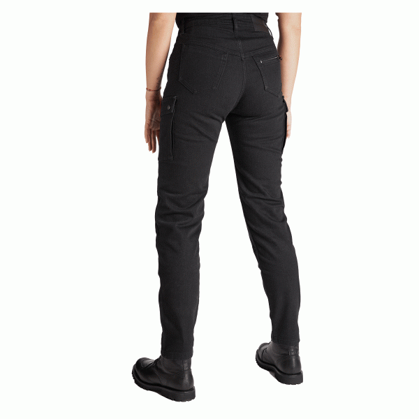 Pando Moto Mila Cargo Women's Jeans - Black 