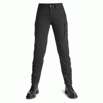 Pando Moto Mila Cargo Women's Jeans - Black 