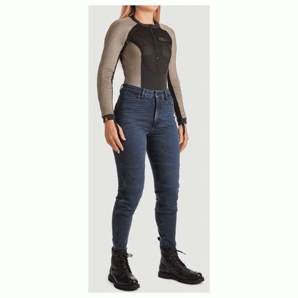 Pando Moto Bia Grey Protective Motorcycle Base Layer