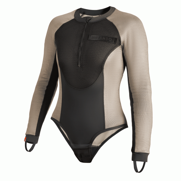 Pando Moto Bia Grey Protective Motorcycle Base Layer