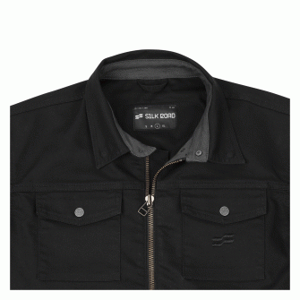 Silk Road Utility Jacket - Black