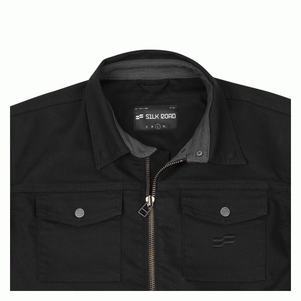 Silk Road Utility Jacket - Black Silk Road Utility Jacket - Black