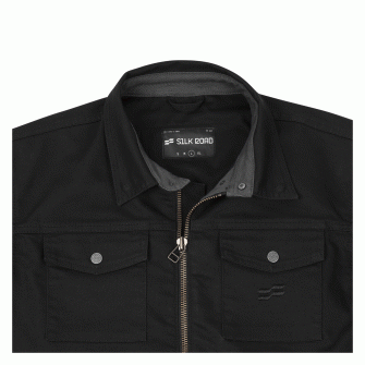 Silk Road Utility Jacket - Black