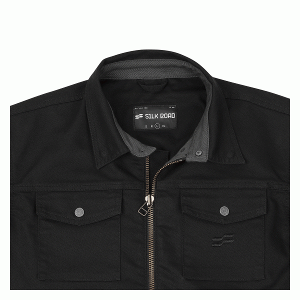 Silk Road Utility Jacket - Black