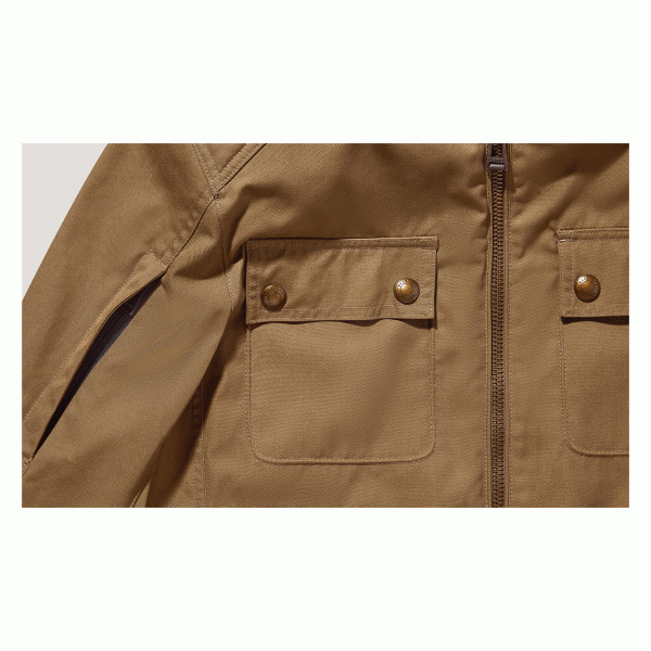Belstaff Roberts Cotton Canvas Motorcycle Jacket - Olive