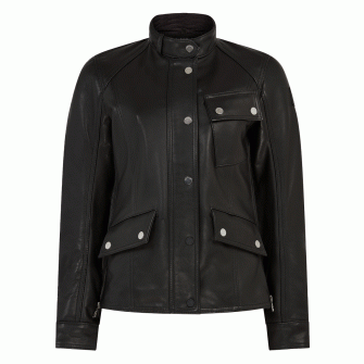 Belstaff Penrith Women's Motorcycle Jacket - Black