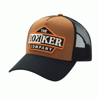 Rokker Ridge Trucker Cap - Brown / Black Rokker Ridge Trucker Cap - Brown / Black