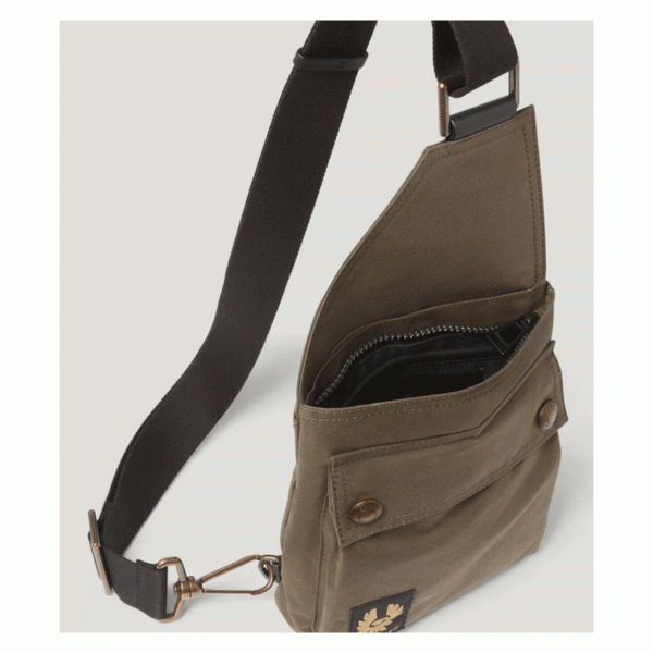 Belstaff Trialmaster Crossbody Bag - Olive