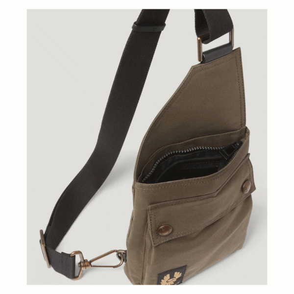 Belstaff Trialmaster Crossbody Bag - Olive