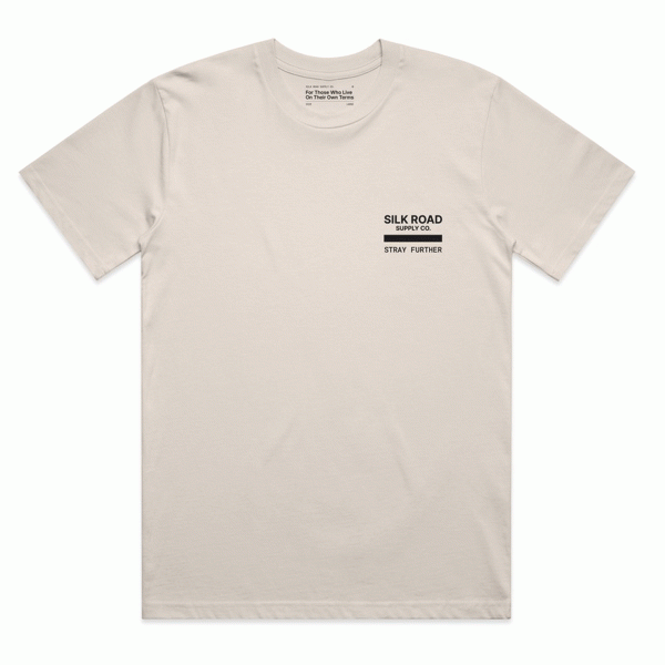 Silk Road - Bar Core T-shirt - Bone