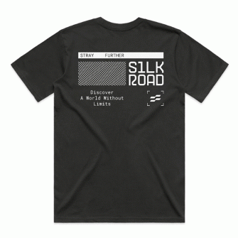 Silk Road - Bar Core T-shirt - Coal