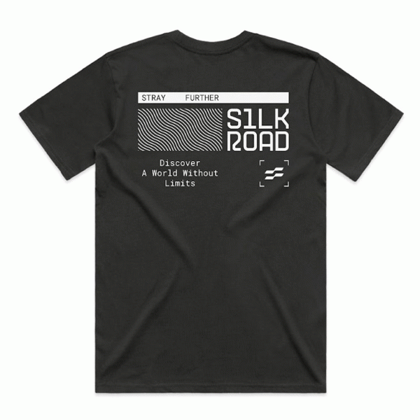 Silk Road - Bar Core T-shirt - Coal Silk Road - Bar Core T-shirt - Coal