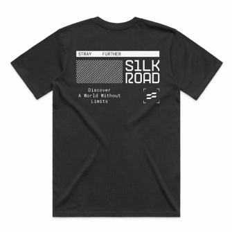 Silk Road - Bar Core T-shirt - Coal