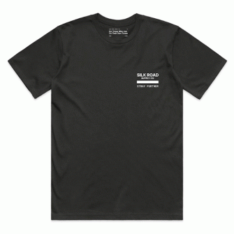 Silk Road - Bar Core T-shirt - Coal