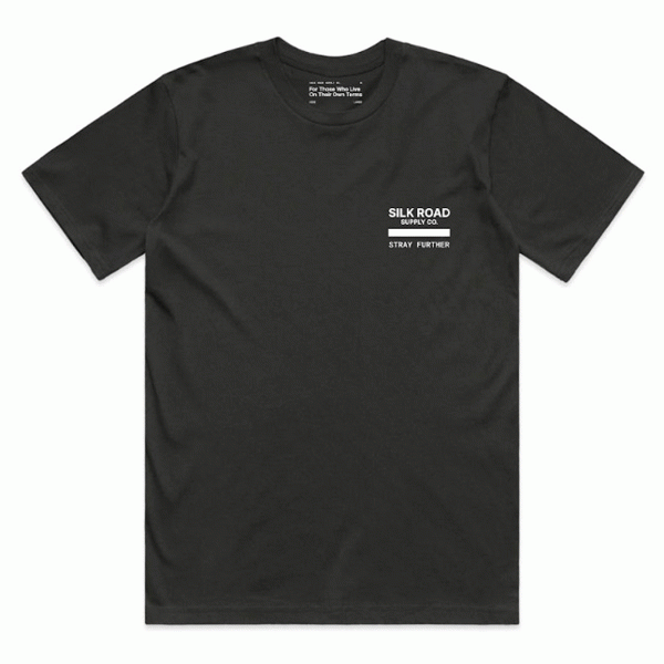 Silk Road - Bar Core T-shirt - Coal Silk Road - Bar Core T-shirt - Coal
