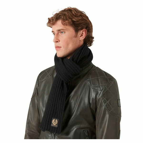 Belstaff Watch Scarf - Black Belstaff Watch Scarf - Black