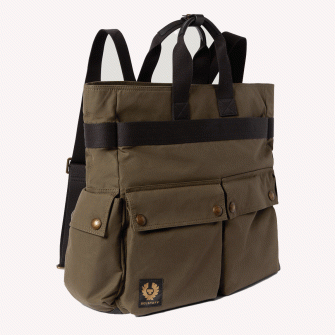 Belstaff Trialmaster 2-way Tote - Faded Olive