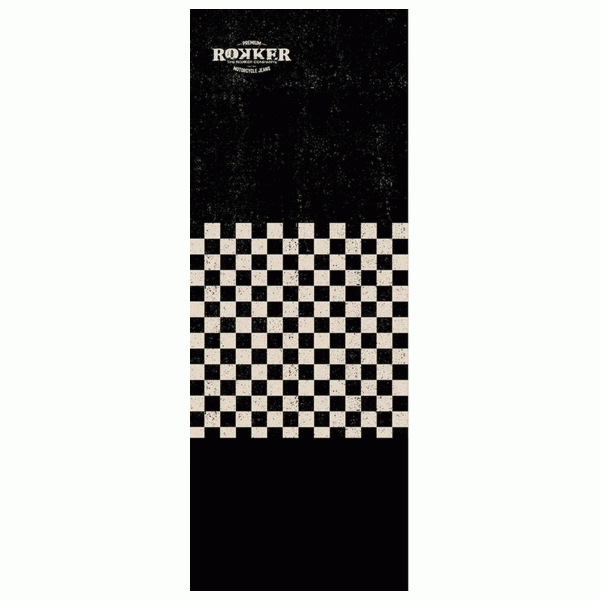 Rokker Fleece Neck Warmer Check - Black 