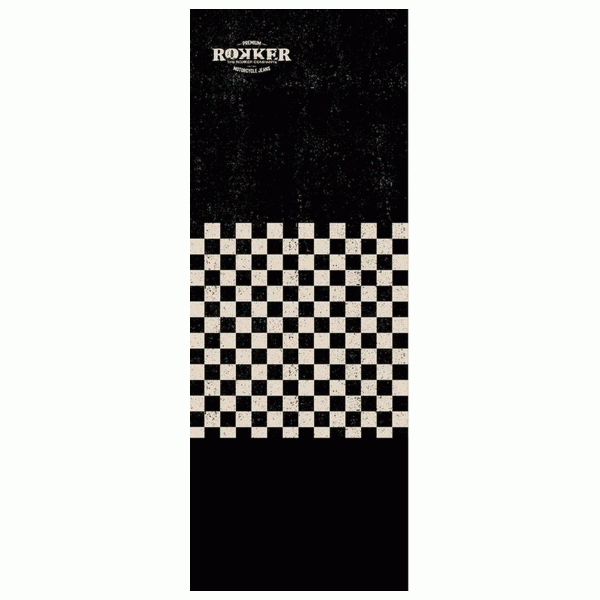 Rokker Fleece Neck Warmer Check - Black Rokker Fleece Neck Warmer Check - Black