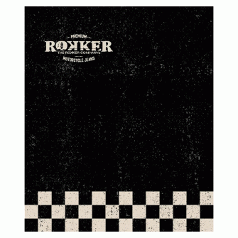 Rokker Fleece Neck Warmer Check - Black 