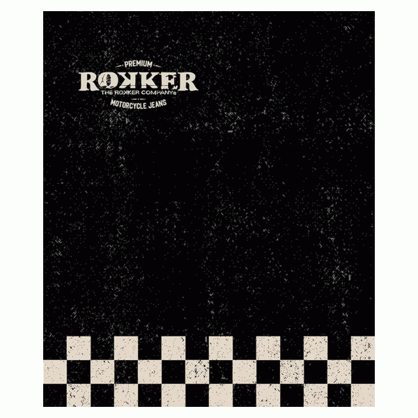 Rokker Fleece Neck Warmer Check - Black Rokker Fleece Neck Warmer Check - Black