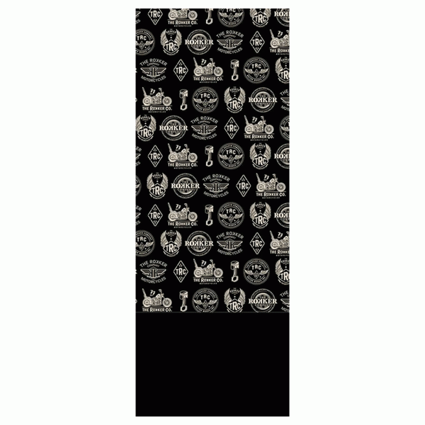 Rokker Fleece Neck Warmer Logos - Black