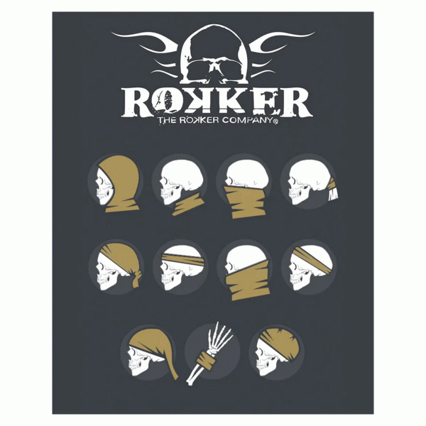 Rokker Tube in Rust - White / Black Rokker Tube in Rust - White / Black