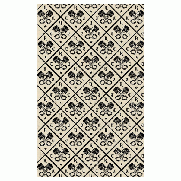 Rokker Tube in Rust - White / Black 