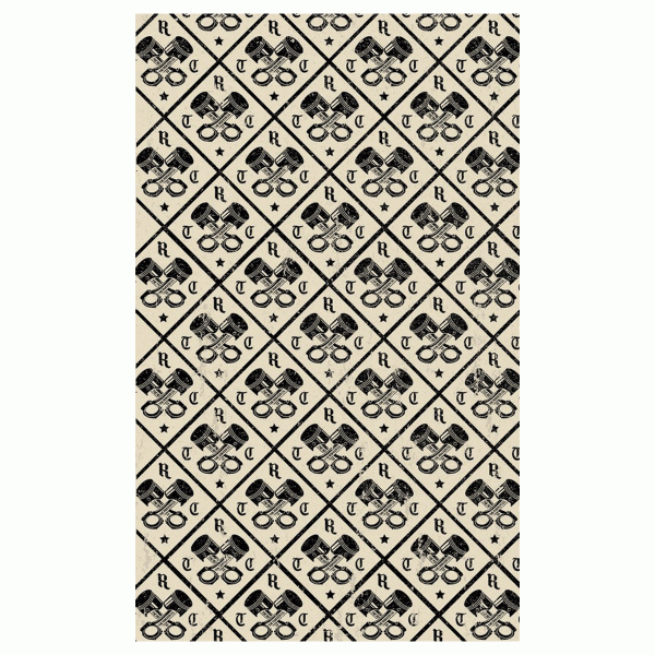 Rokker Neck Warmer in Rust - White / Black Rokker Neck Warmer in Rust - White / Black