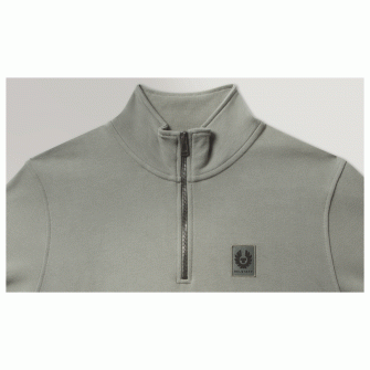Belstaff Quarter Zip - Sage Green