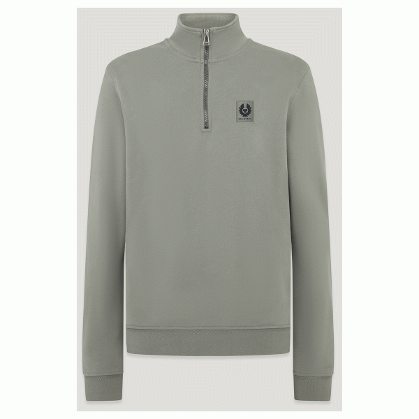 Belstaff Quarter Zip - Sage Green Belstaff Quarter Zip - Sage Green