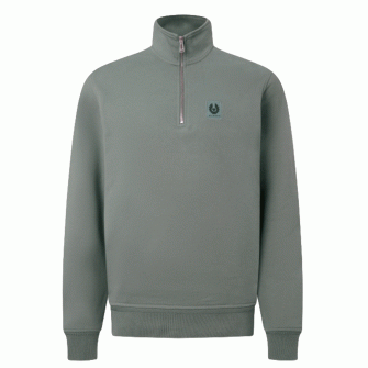 Belstaff Quarter Zip - Sage Green