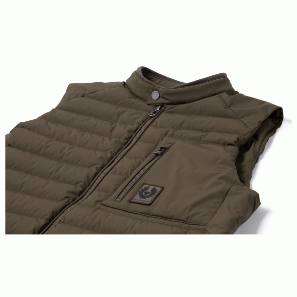 Belstaff Chassis Gilet - Army Olive Belstaff Chassis Gilet - Army Olive
