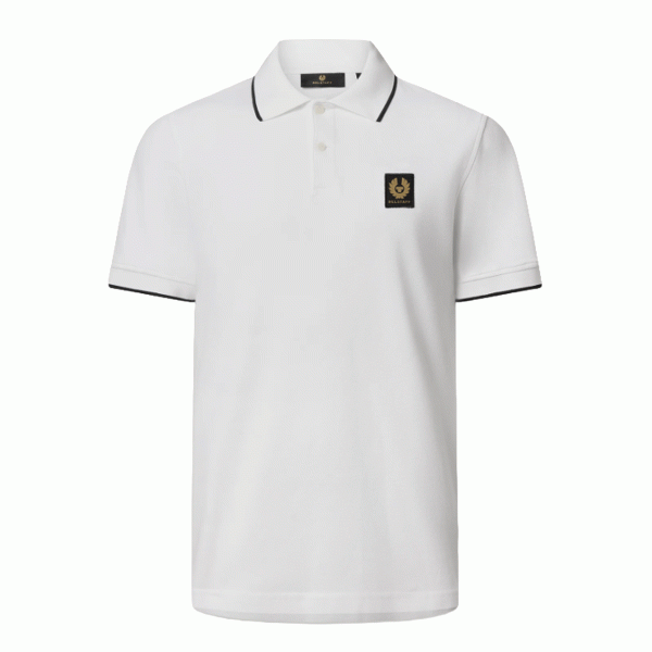 Belstaff Tipped Polo - Off White Belstaff Tipped Polo - Off White