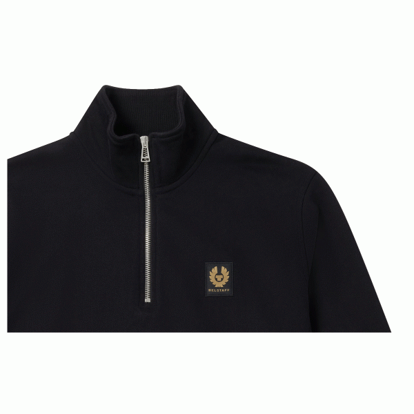 Belstaff Quarter Zip Sweatshirt - Black Belstaff Quarter Zip Sweatshirt - Black