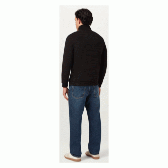 Belstaff Quarter Zip Sweatshirt - Black 