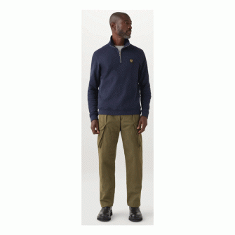 Belstaff Quarter Zip Sweatshirt - Dark Ink 
